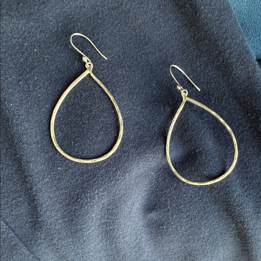 Elegant Gold Teardrop Earrings